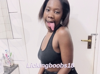 Lickingboobs18